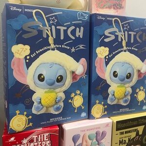 Disney Stitch Plush Toy - Blue and Yellow